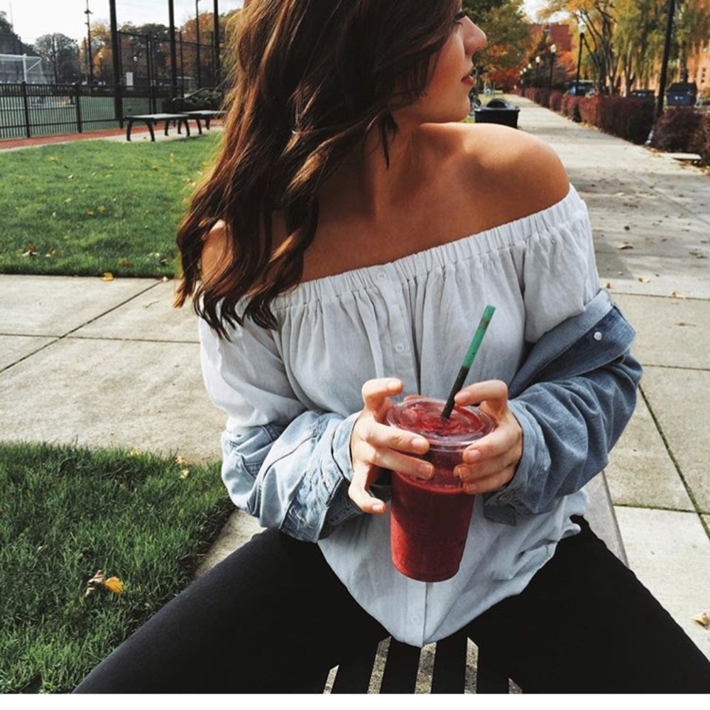 Nordstrom BP off the shoulder top
